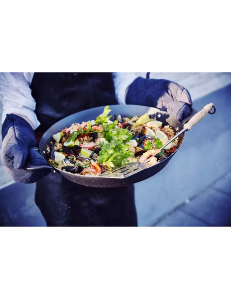 BK Black Steel Paella Pan 38cm – PFAS-Free
