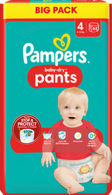 Pampers Baby Nappy Pants Size 4 Baby-Dry 62 nappies monthly pack