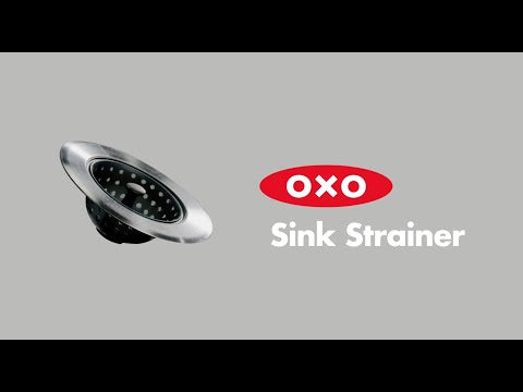 OXO Good Grips siliconen gootsteenzeefje grijs, één maat