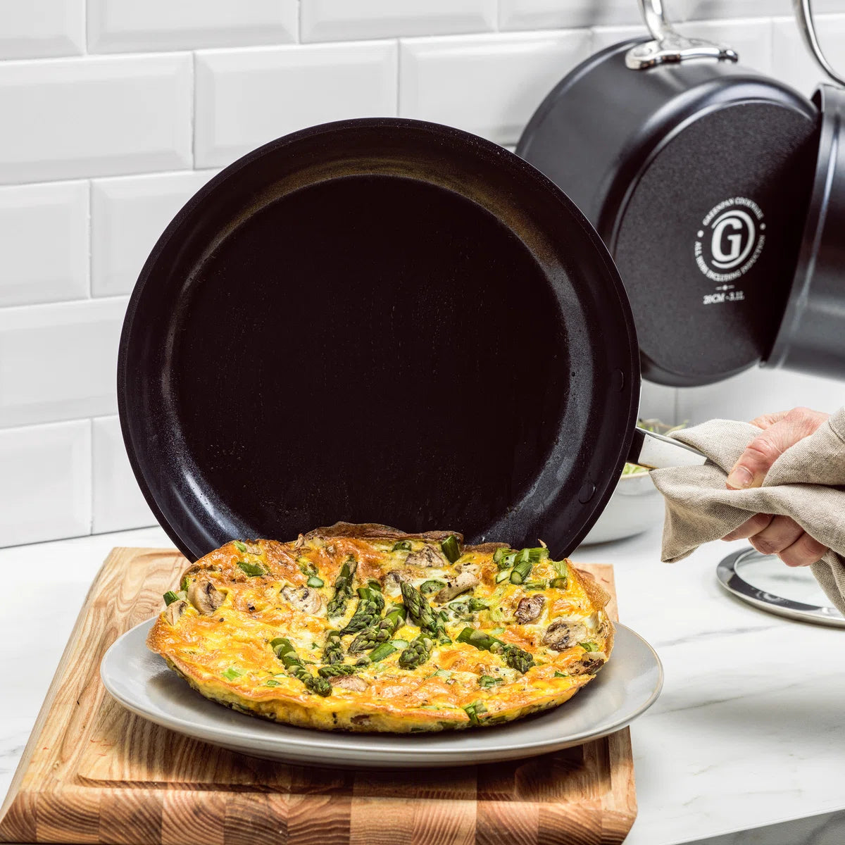 Greenpan Barcelona Pro Fying Pan Set 20 cm & 28 cm - PFAS -vrij