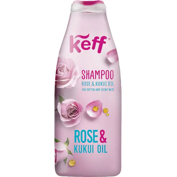 Keff Shampoo Rose & Kukui Oil 500ml