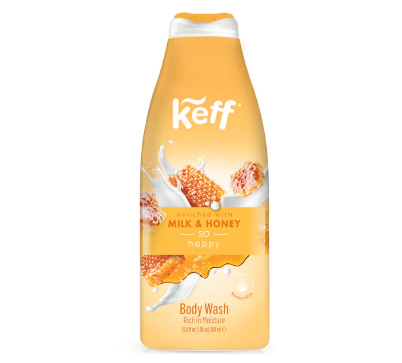 Keff Body Wash Milk & Honey 500ml