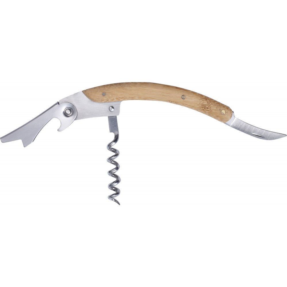 Bamboo Wine Gift Set – Stainless Steel Accessories Leonie