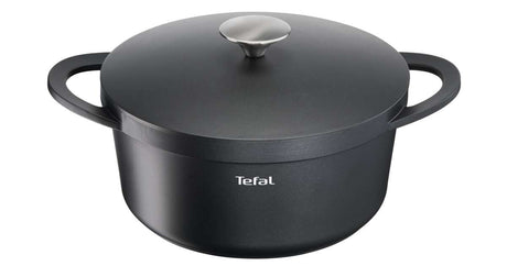 Tefal Trattoria handled casserole round black 28 cm