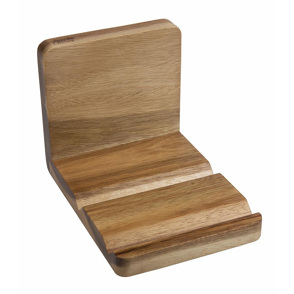 Jamie Oliver Acacia Wood Recepte Book & Tablethouder