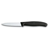 Couteau de mise en œuvre de Victorinox en couleurs fraîches - couteau d'ajustement classique suisse - noir - lame 8 cm