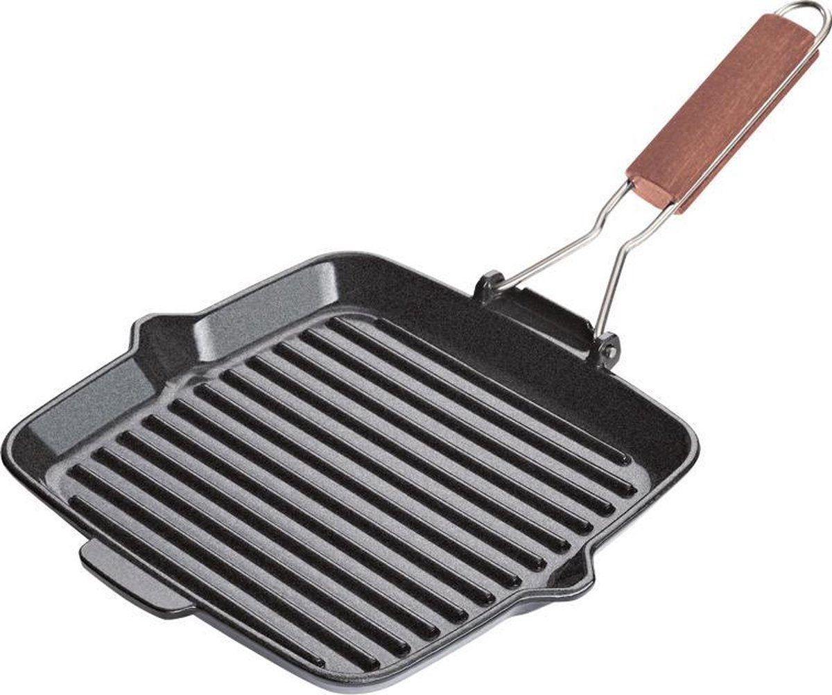 Fontignac Cast Iron Enamelled Grillpan 24 X 24 cm