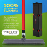 Tyroler Silicone Broom &Amp; Squeegee 40 Cm - 100% Silicone, Long 4 Parts Handle 140 Cm