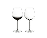 Riedel Crystal Glass Veritas Pinot Noir Verres à vin, 2 comptes (paquet de 1), clair