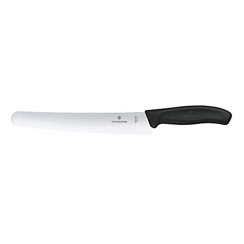 Victorinox Swiss Classic Pain and Pastry Couteau - Black - Blade 22 cm