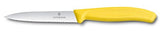 Victorinox Ultra-Sharp Paring Knife With Wavy Edge - Swiss Classic Paring Knife - Yellow - Blade 10 Cm