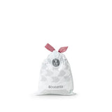 Brabantia PerfectFit Sacs, code V, 3 litres, dispensateur pack 40 sacs, - blanc