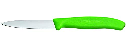 Victorinox Paring Knife In Fresh Colors - Swiss Classic Paring Knife - Light Green - Blade 8 Cm