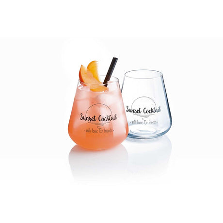 Luminarc Highball Glass Sunset 55 Cl Set Of 4