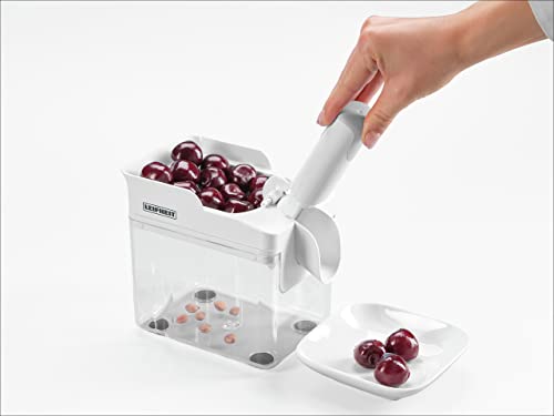 Leifheit Cherry Pitter Cherrymat - Plastic - blanc