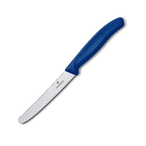 Victorinox Swiss Classic Set Tomato & Table Knives, 6 Pieces, Blue