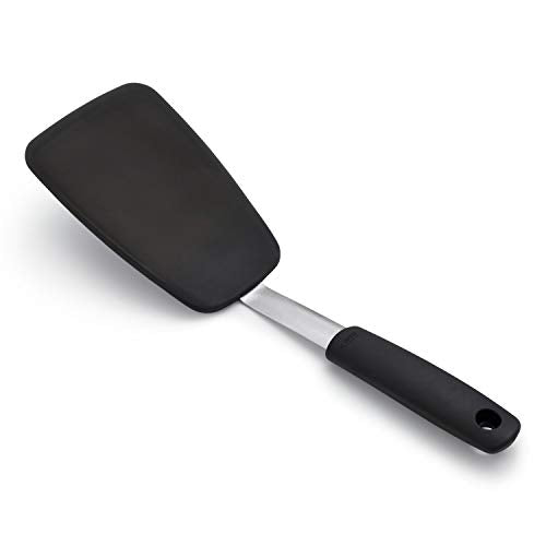 OXO Good Grips Large Silicone Flexible Turner Black