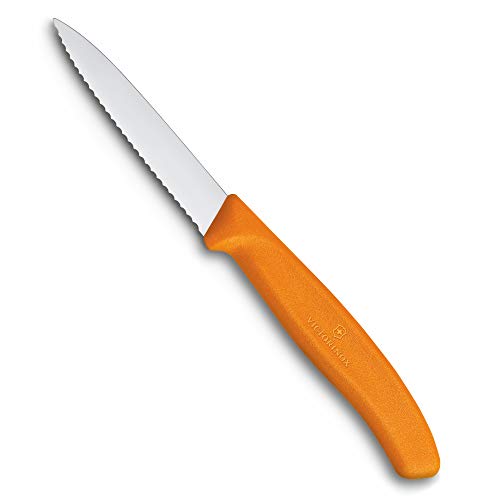 Victorinox Paring Knife With Ultra-Sharp Blade - Swiss Classic Paring Knife - Orange - Blade 8 Cm