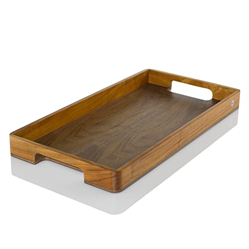 Ad Hoc Acacia and Walnut Wooden Serving Tray 31x60x5cm