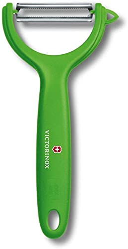 Victorinox Kitchen Peeler with Serrated Edge - Tomato and Kiwi Peeler - Green