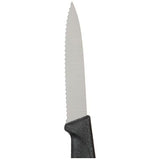 Victorinox Practical Paring Knife with Wavy Edge - Black - blade 8 cm