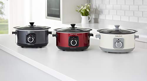 Morphy Richards 460012EER Slow Cooker Sear and Stew, 3,5 l, Schwarz (EU-Stecker)