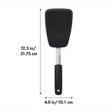 Oxo bonne poignée grande silicone flexible Turner noir