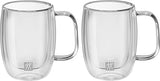 ZWILLING Sorrento Double-walled glass with handle, Double espresso (set of 2) - 130 ml