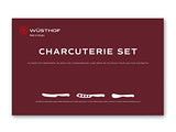 Wüsthof Charcuterie-Set mit eleganten Griffen aus Pflaumenholz