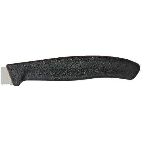 Victorinox Practical Paring Knife with Wavy Edge - Black - blade 8 cm