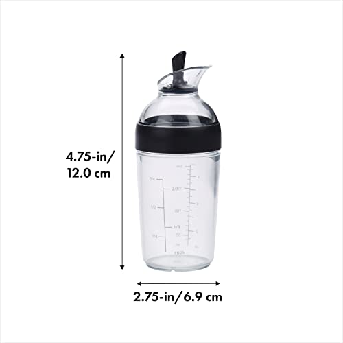 Oxo Good Grips Kleine Saladedressing Shaker - Zwart 200 ml