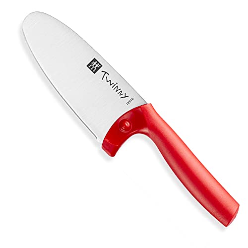 ZWILLING Twinny Kindermes 10 cm met Vingerbeschermer ROOD