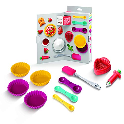 Metaltex 'Lets Cook' Starter-Set Erdbeer-Tartelette-Box 4-teilig