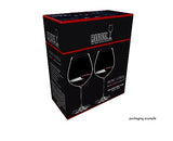 Riedel Crystal Glass Veritas Pinot Noir Verres à vin, 2 comptes (paquet de 1), clair