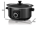 Morphy Richards 460012EER Slow Cooker Sear and Stew 3.5L Black (EU Plug)