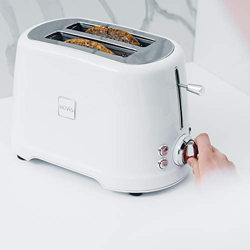 Novis T2 Toaster mit 2 Schlitzen – Weiß