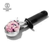 OXO Good Grips Classic Swipe Ice Cream Scoop, Black / Stainless Steel