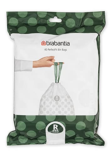 Brabantia Bin Liner Dispenser Pack with 40 Bags - Code H