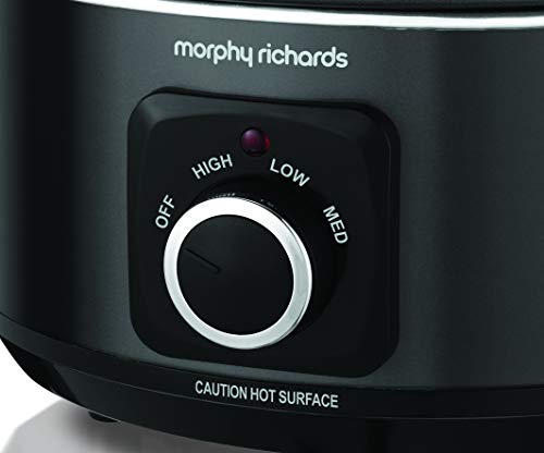 Morphy Richards 460012EER Slow Cooker Sear and Stew, 3,5 l, Schwarz (EU-Stecker)