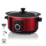 Morphy Richards 460014 Slowcooker Sear and Stew 3,5L Rood (EU-stekker)