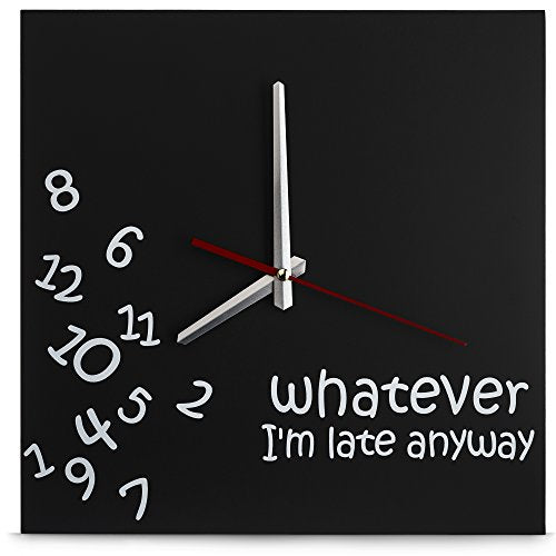 Decodyne Whatever I'm late Wall Clock