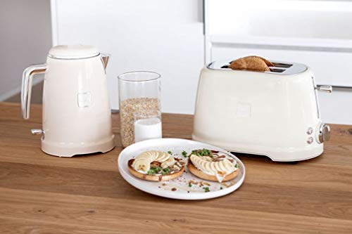 Novis T2 Toaster with 2 Slots - Cream