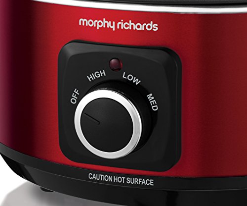 Morphy Richards 460014 Slowcooker Sear and Stew 3,5L Rood (EU-stekker)