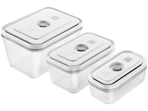 ZWILLING Fresh &amp; Save Bewaardozen, Glas3-teiliges Set