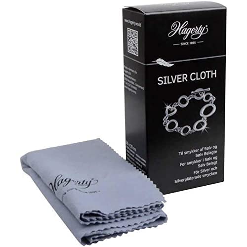 Hagerty Silver Cloth, Impregnated fabric to clean and maintain silver and silver-plated jewelry 30x36cm