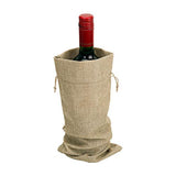 Cosy & Trendy Jute Wine Gift Bag With Drawstring (Best Mom)