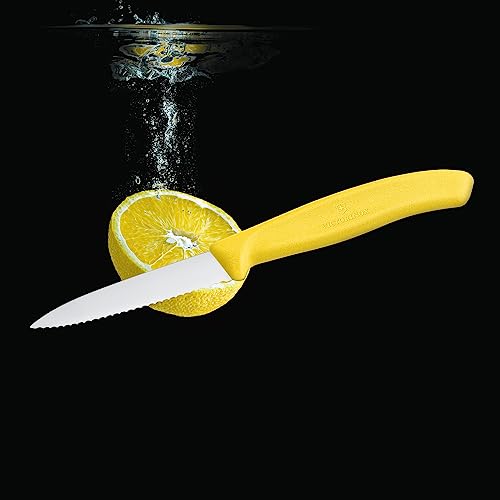 Victorinox Paring Knife With Ultra-Sharp Blade - Swiss Classic Paring Knife - Yellow - Blade 8 Cm