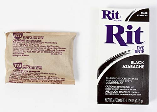 Rit Tint en poederkleurstof zwart 1-1/8 Oz. 31,9 Gr.