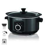 Morphy Richards 460012EER Slow Cooker Sear and Stew, 3,5 l, Schwarz (EU-Stecker)