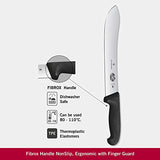 Victorinox fibrox pro cimeter un couteau de steak bullnose préféré de boucher - Black - lame 25 cm